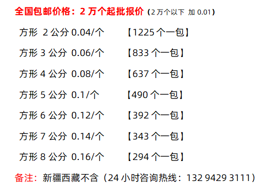 86线盒价格表